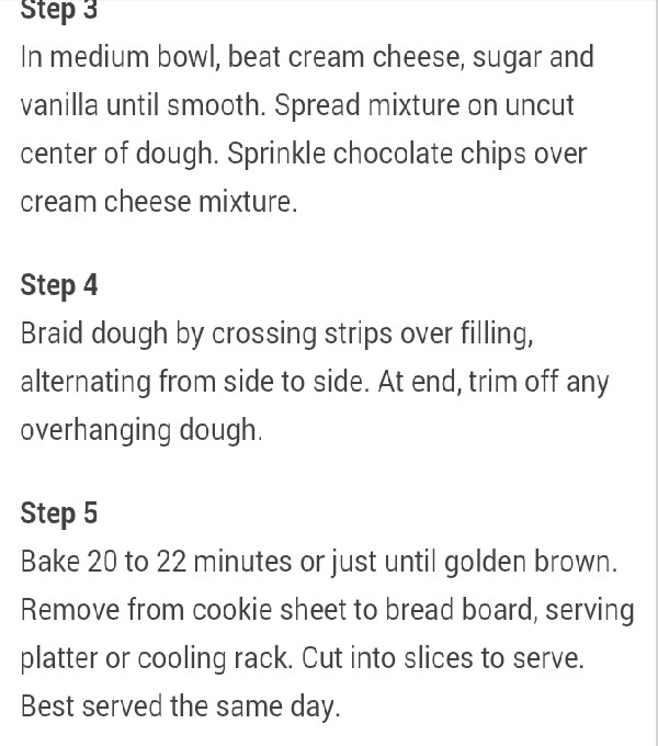 Chocolate Chip Crescent Danish!!