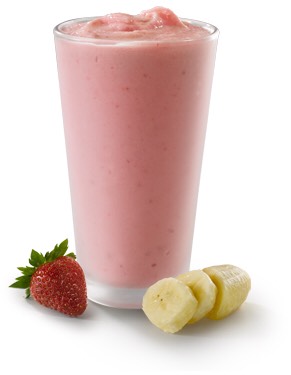 Make your own smoothie just ice fruit some vegetables and throw it in the blender 