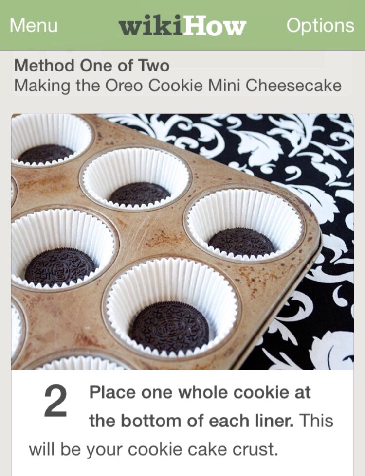 How To Make Oreo Cookie Mini Cheesecakes #tipit