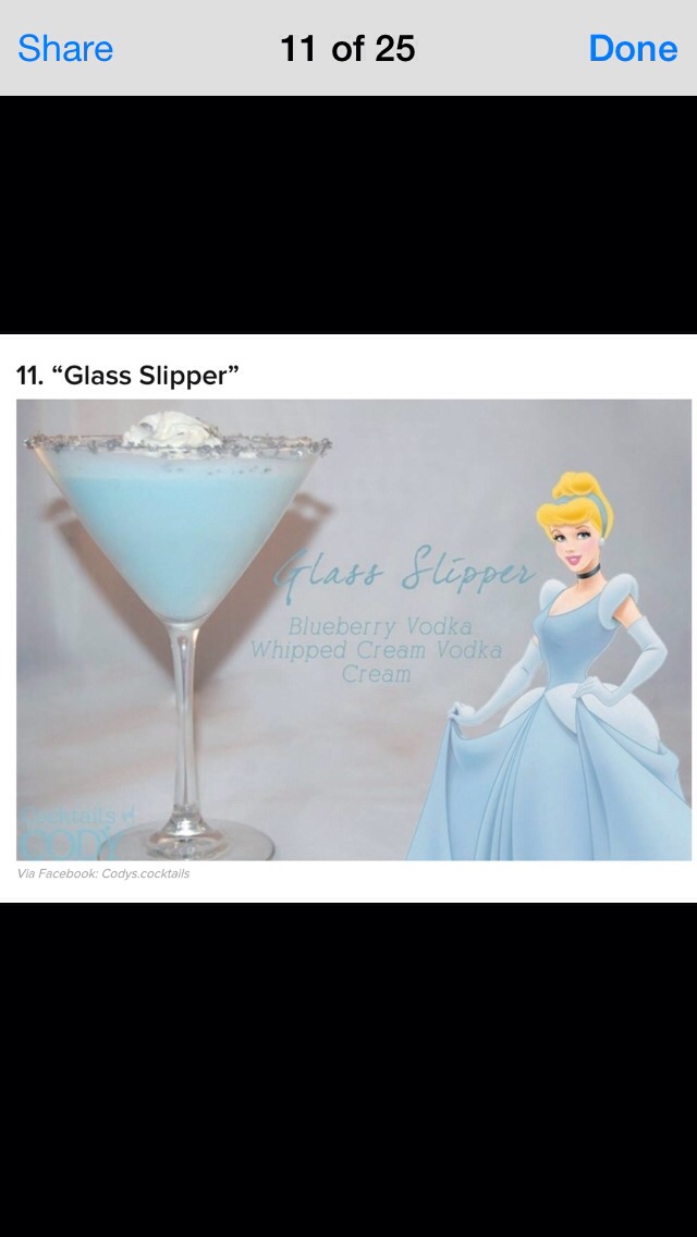 Disney cocktails 🍹