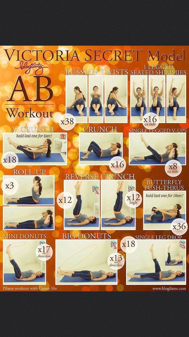 Abs workout!! 😍😝👌
You gotta do it! If you want their body! Lol!