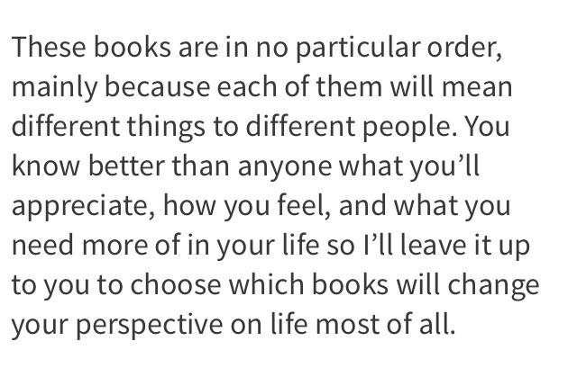 💗5 Books That Will Change Your Perspective In Life 💗