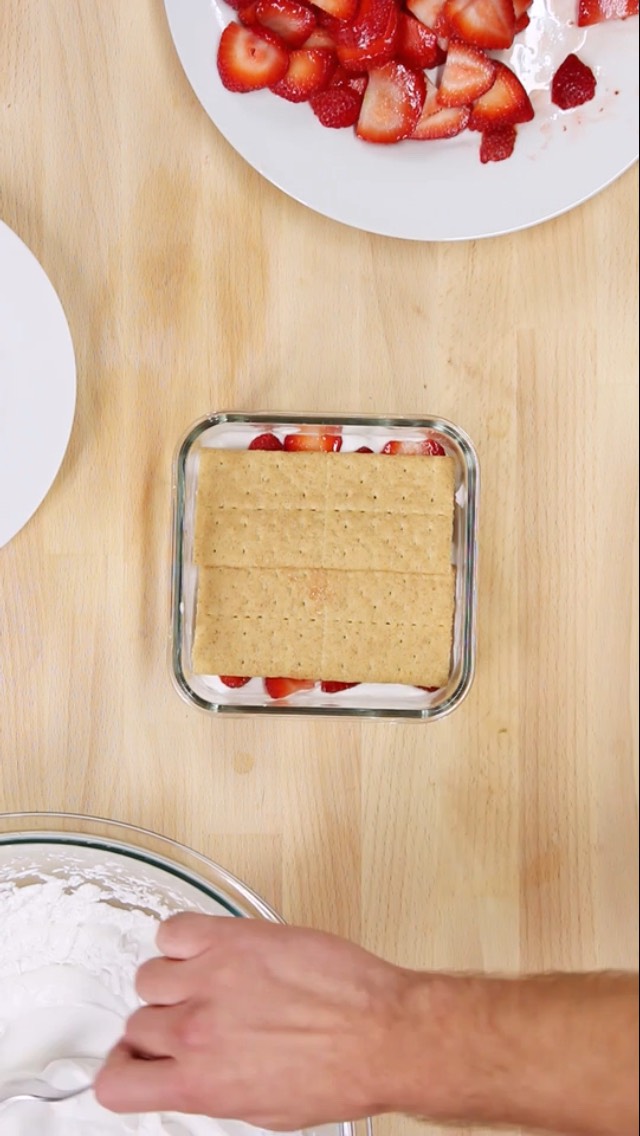 Strawberry Icebox Cake
