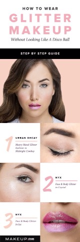 How To Wear Glitter Makeup