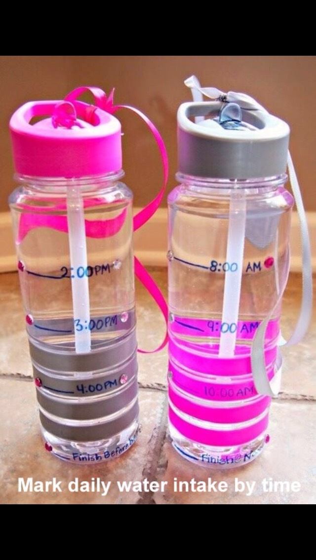 You need to drink plenty of water. Its important to keep track of the amount of water your drink