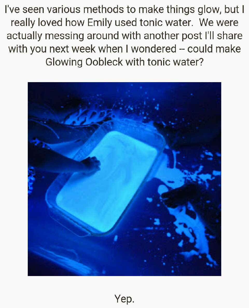 Edible Glowing Oobleck!! (Whatever That Is!? lol)