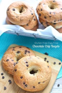 Chocolate Chip Bagels (Gluten-Free Vegan)