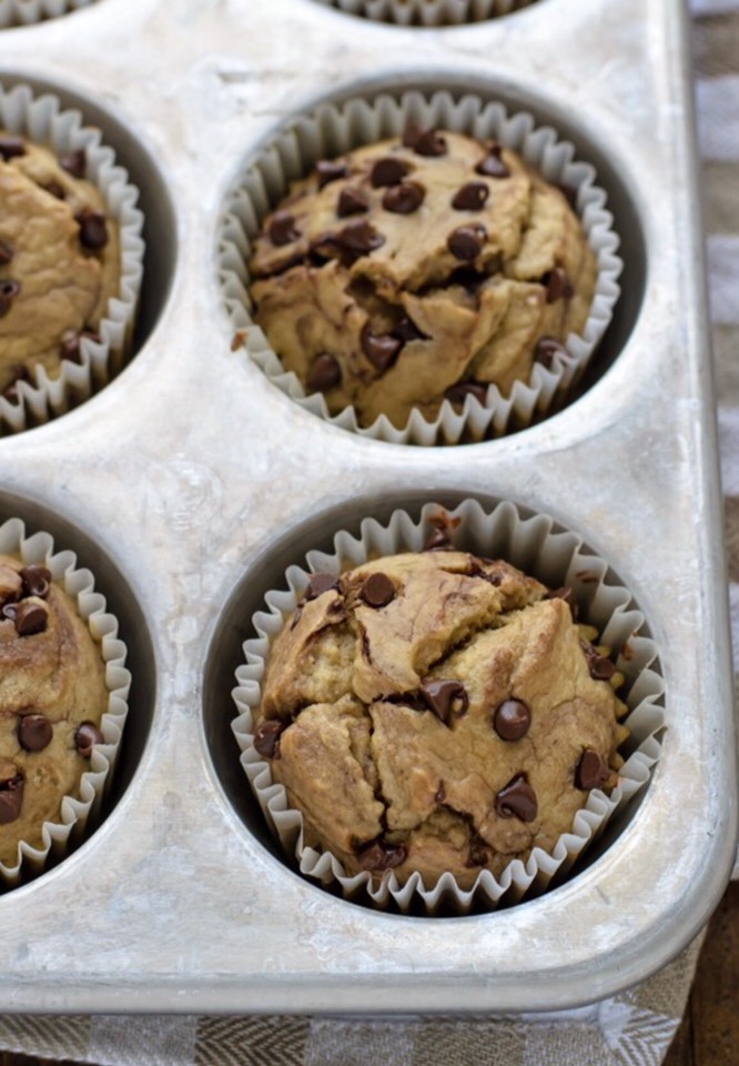 Clean Eating Blender Banana Oatmeal Muffins