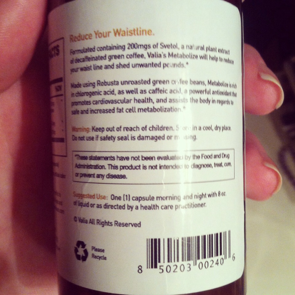 I wanted to include this just to explain the how's and why's and the instructions. I love that I have to take them with water right away in the morning and at night. It helps wake me up in the morning and it helps get my water intake for the day! Bonus: you feel fuller so you won't eat as much. 😊