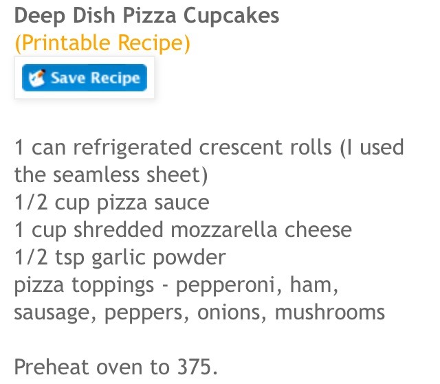 🍕Deep Dish Pizza Cupcakes! YUM! SO Easy Too!🍕