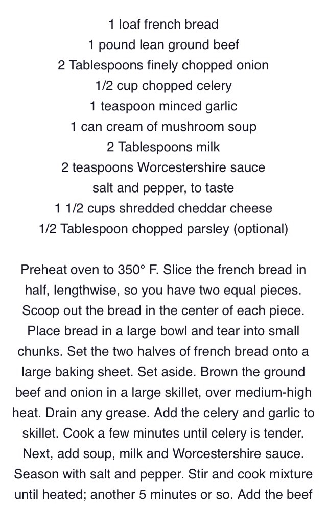 🌀 STUFFED FRENCH BREAD 🌀