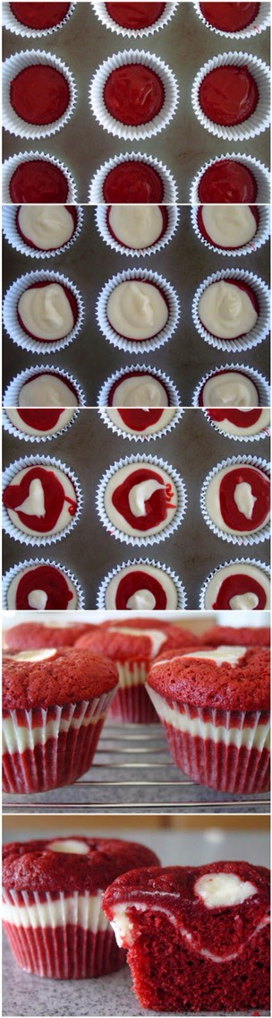 Red Velvet Cream Cheese Cupcakes