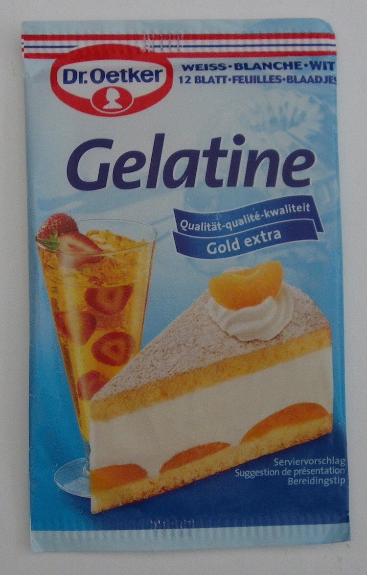 Plain old gelatin