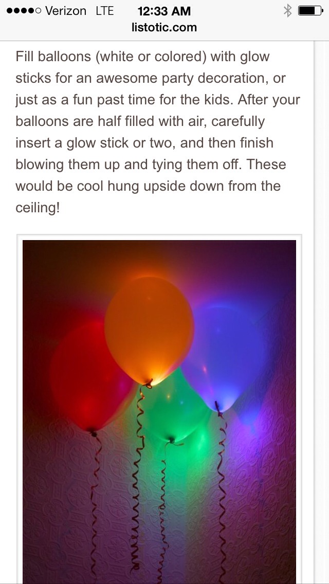 Awesome Glow Stick Ideas!!