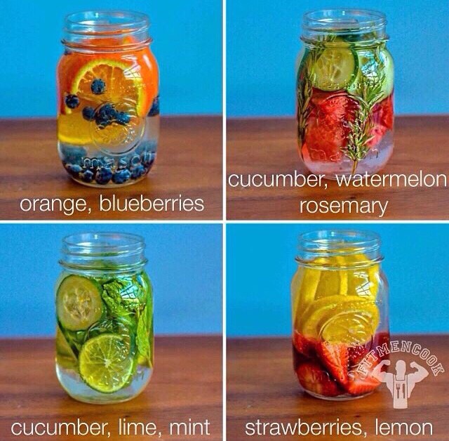 20 different Detox Water😊💕