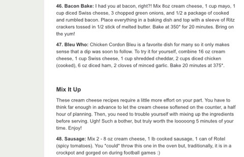 ⭐️ 101 Cream Cheese Dip Recipes ⭐️