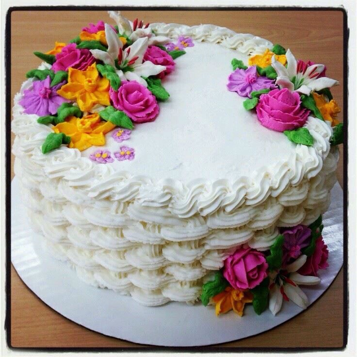 Flower Basket Cake