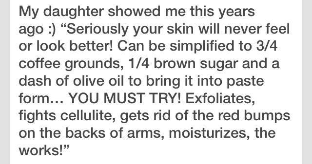 Beautiful Amazing Homemade Body Scrub! 