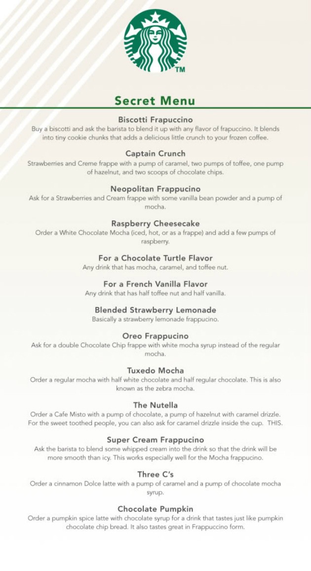 Starbucks Recipes #tipit