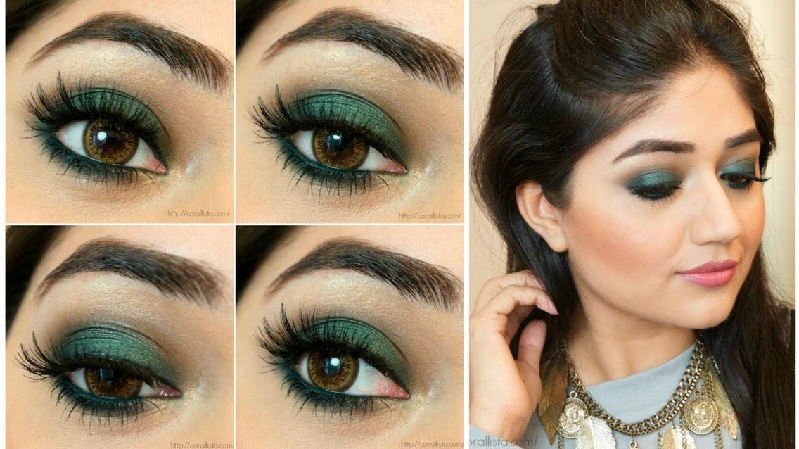 Beautiful Green Eye Shadow Look😍❤️✅