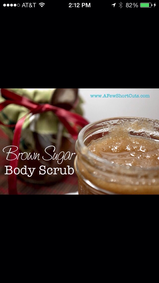 Add 1 cup of brown sugar.
Mix in 1/3 cup extra virgin olive oil.
2 Tablespoons of honey.
Stir all together and that’s it! Make it pretty and then either indulge in it yourself or give it to someone you care about!