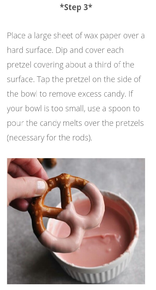 Dipped & Decorated Pretzels for Valentines Day