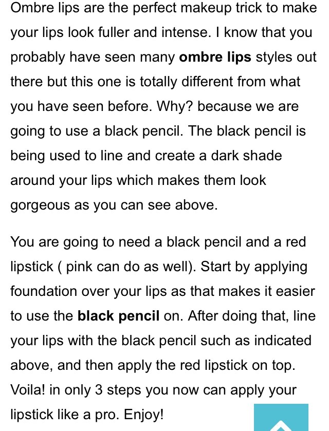 Ombre Red Lips Tutorial 
