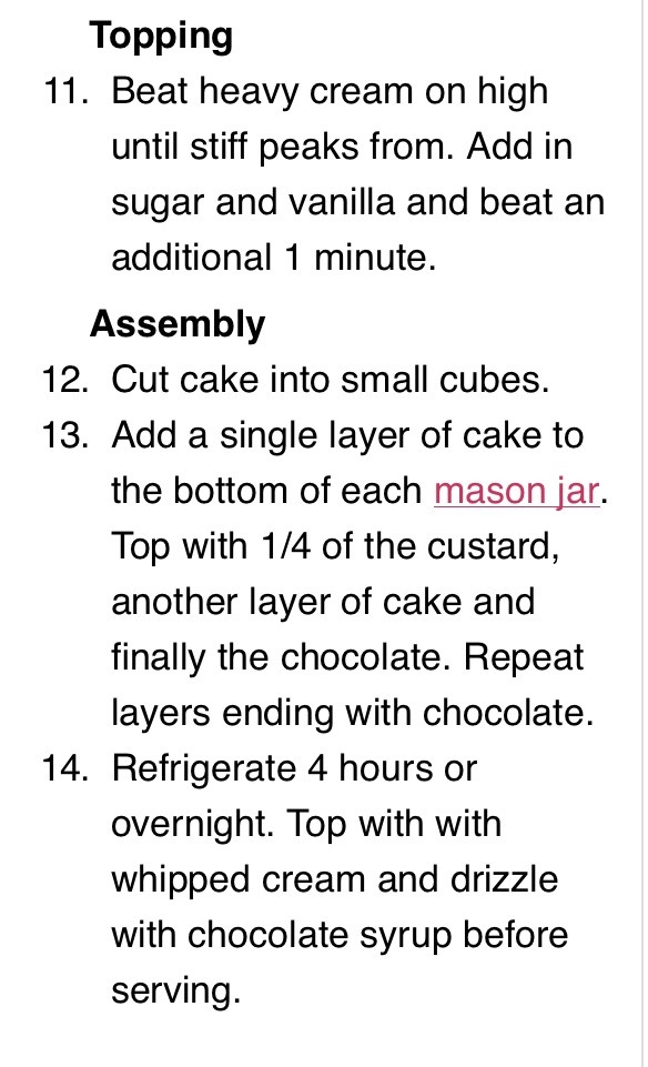 Boston Cream Parfaits