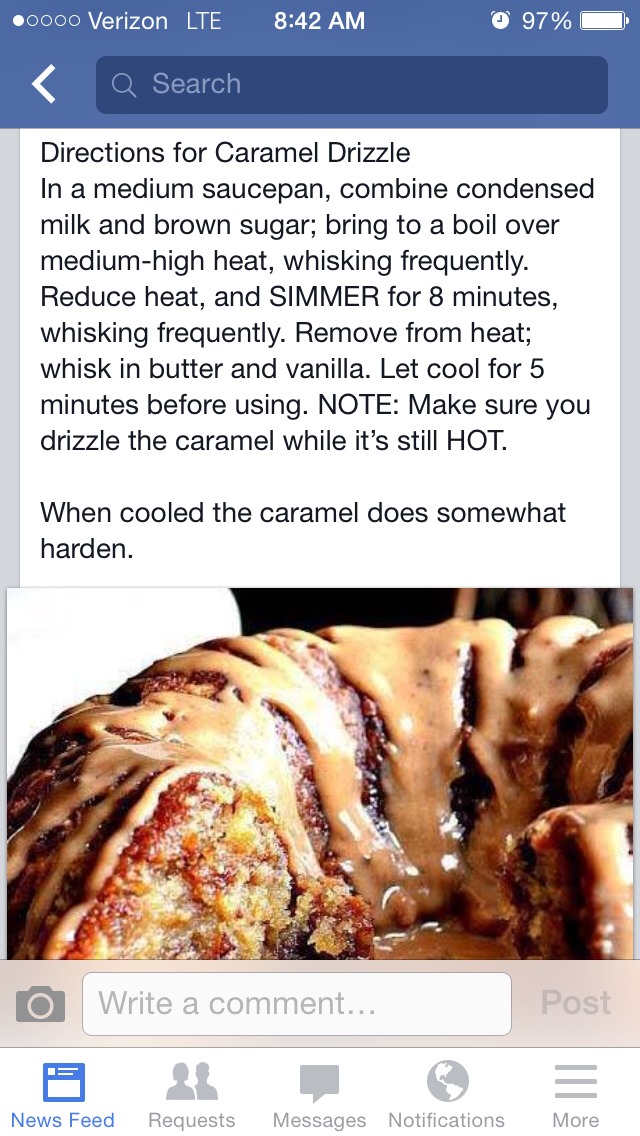 Brown Sugar Caramel Pound Cake 😍