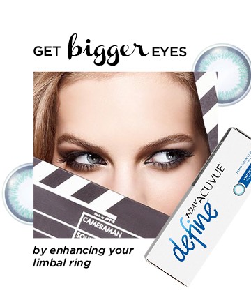 Makeup not your thing? For eyes that look instantly healthy and larger, up your contact lens prescription to the new lenses. Being in the beauty biz, it takes a lot for a product to elicit shock and awe -- yet, that's exactly what happened when I put them in. 
