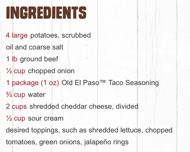 🍴Taco Stuffed Potatoes!🍴