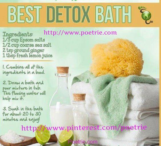 Flu, How To Get Rid And Detox Bath