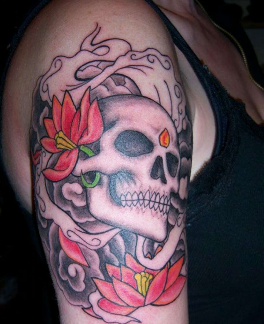 Beautiful Skull Tattoos For Women!