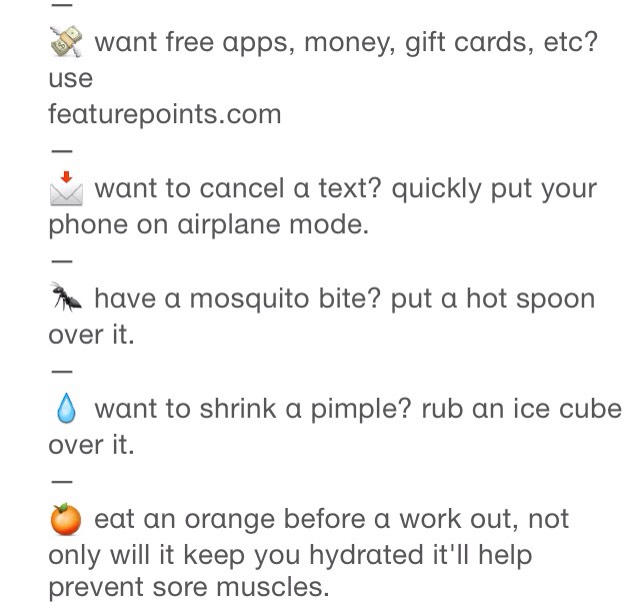 Life Hacks ❤️