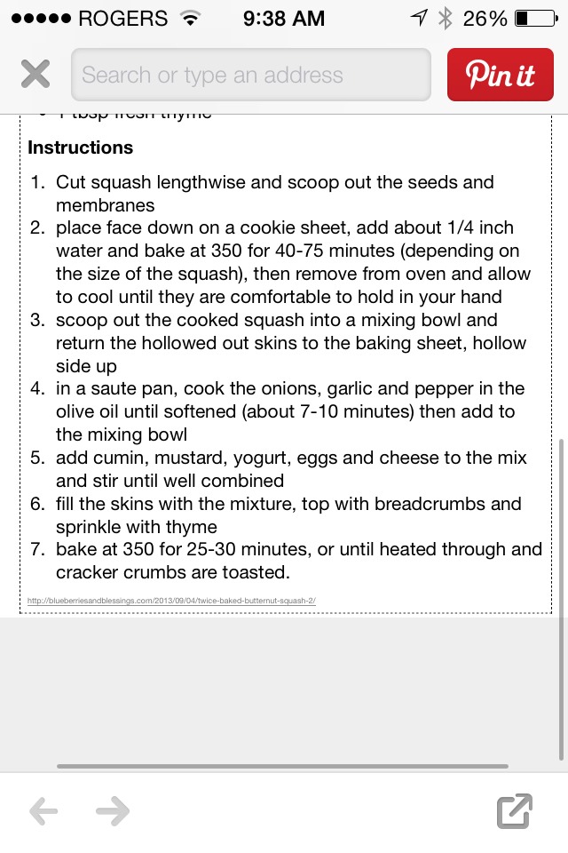 Twice Baked Butternut Squash