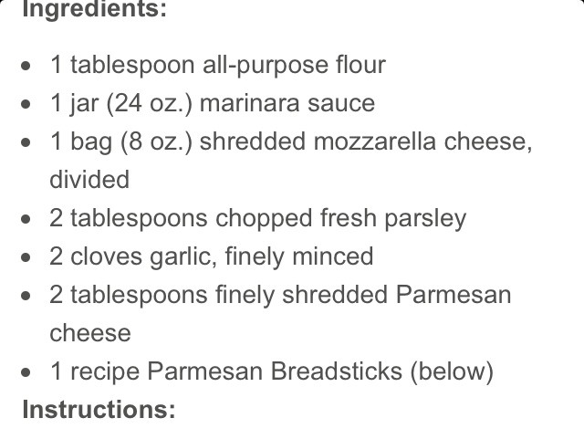 No Hassle Appetizer: Cheesy Pizza Dip & Breadsticks