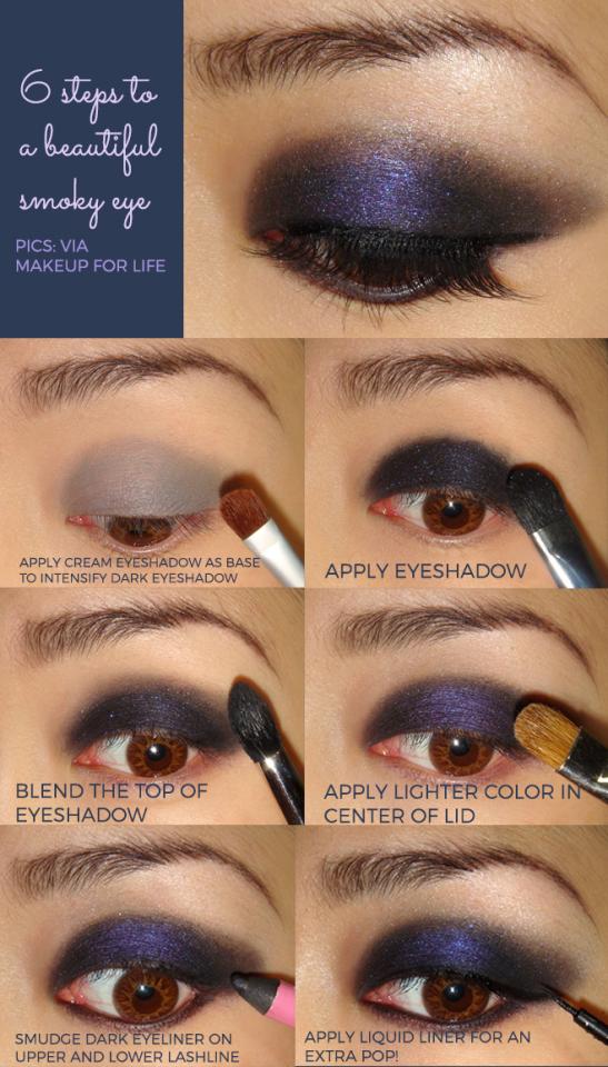 In case smoky eyes still have you baffled - here is a quick tutorial to follow!