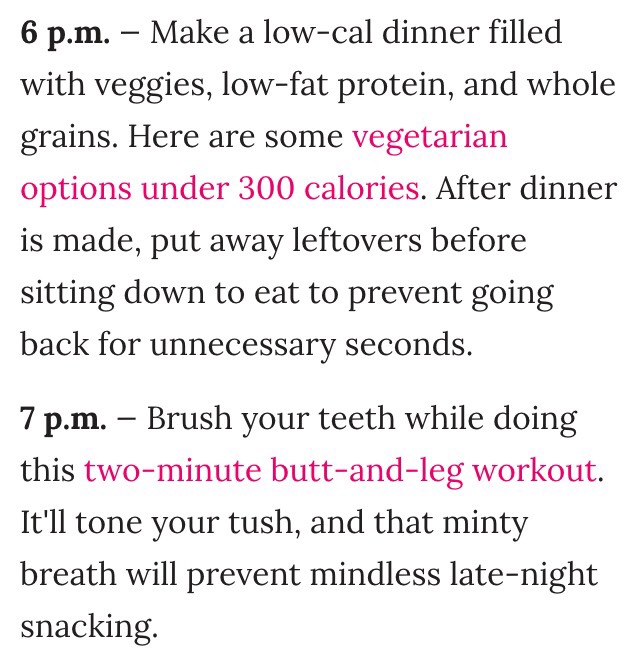 HOUR-BY-HOUR GUIDE TO LOSING WEIGHT ALL DAY!