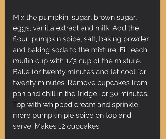 Pumpkin Pie Cupcakes 