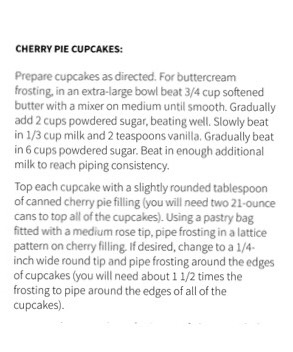 Sweet As Pie Cupcakes 