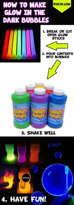 Another simpler way for glow bubbles but will fade after time. 