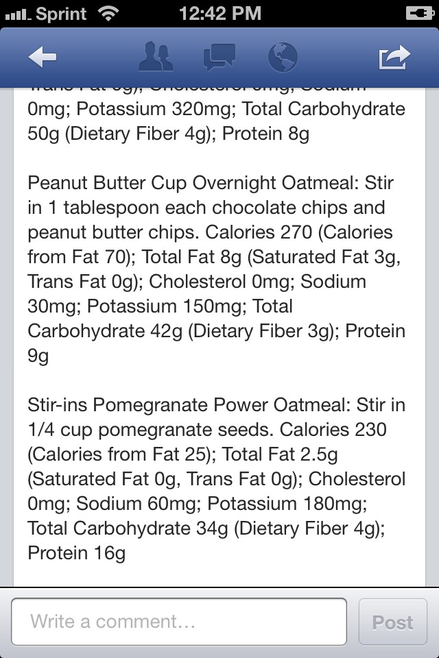 Overnight Oatmeal