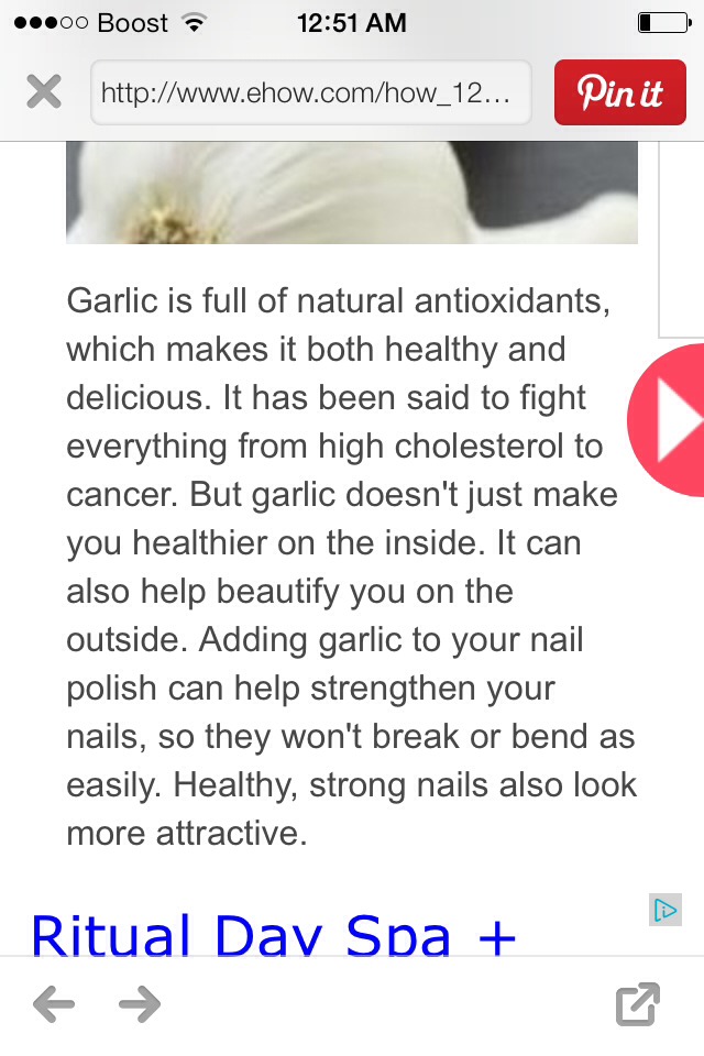 If rubbing on your nails weirds you out ad to nail polish. But rubbing them on nails is easier (: 