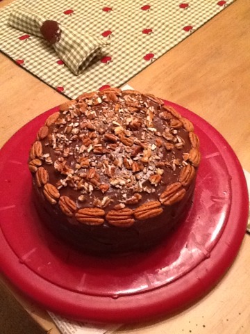 Chocolate Pecan Cake