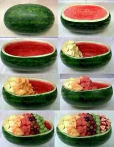 Fruit salad it's always n the menu..
