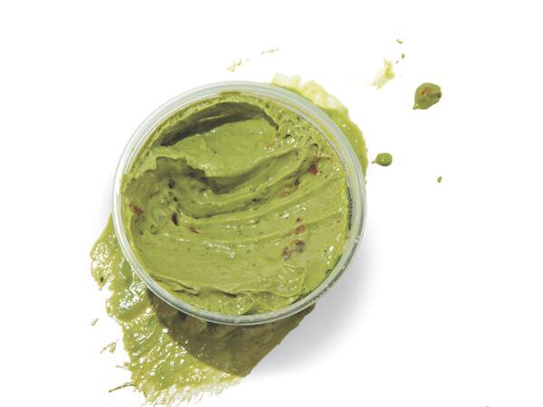 Step One:
Take half of a ripe avocado and mash it up. Make sure you remove the skin, and of course remove the seed before mashing.