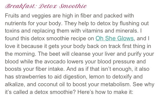 Breakfast Detox Smoothie 