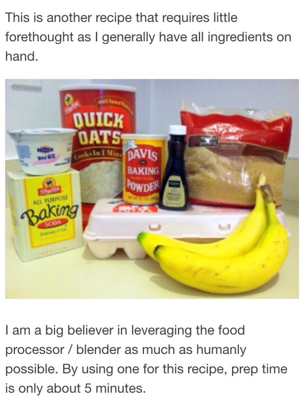 Healthy Oatmeal Banana Breakfast Muffins
