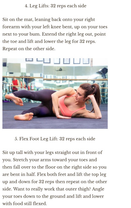 💃6 Moves For Thighs Like A Dancer💃