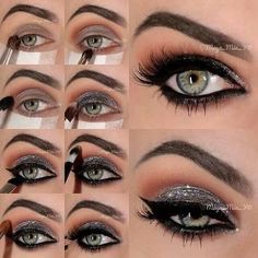 Glitter Eyeshadow Tutorials🐚